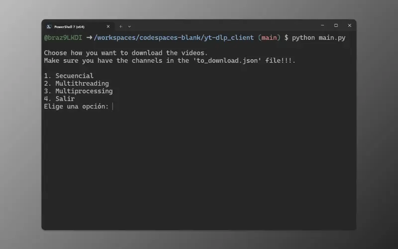 yt-dlp client